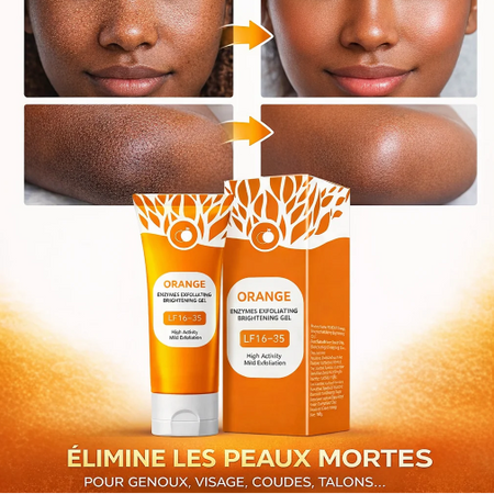 GEL EXFOLIANT À L ORANGE.