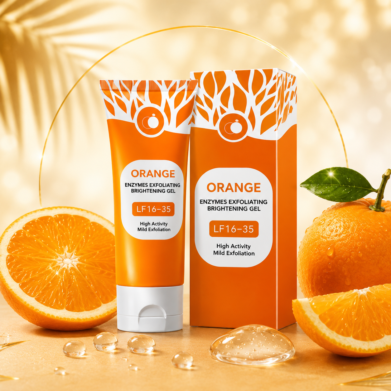 GEL EXFOLIANT À L ORANGE.